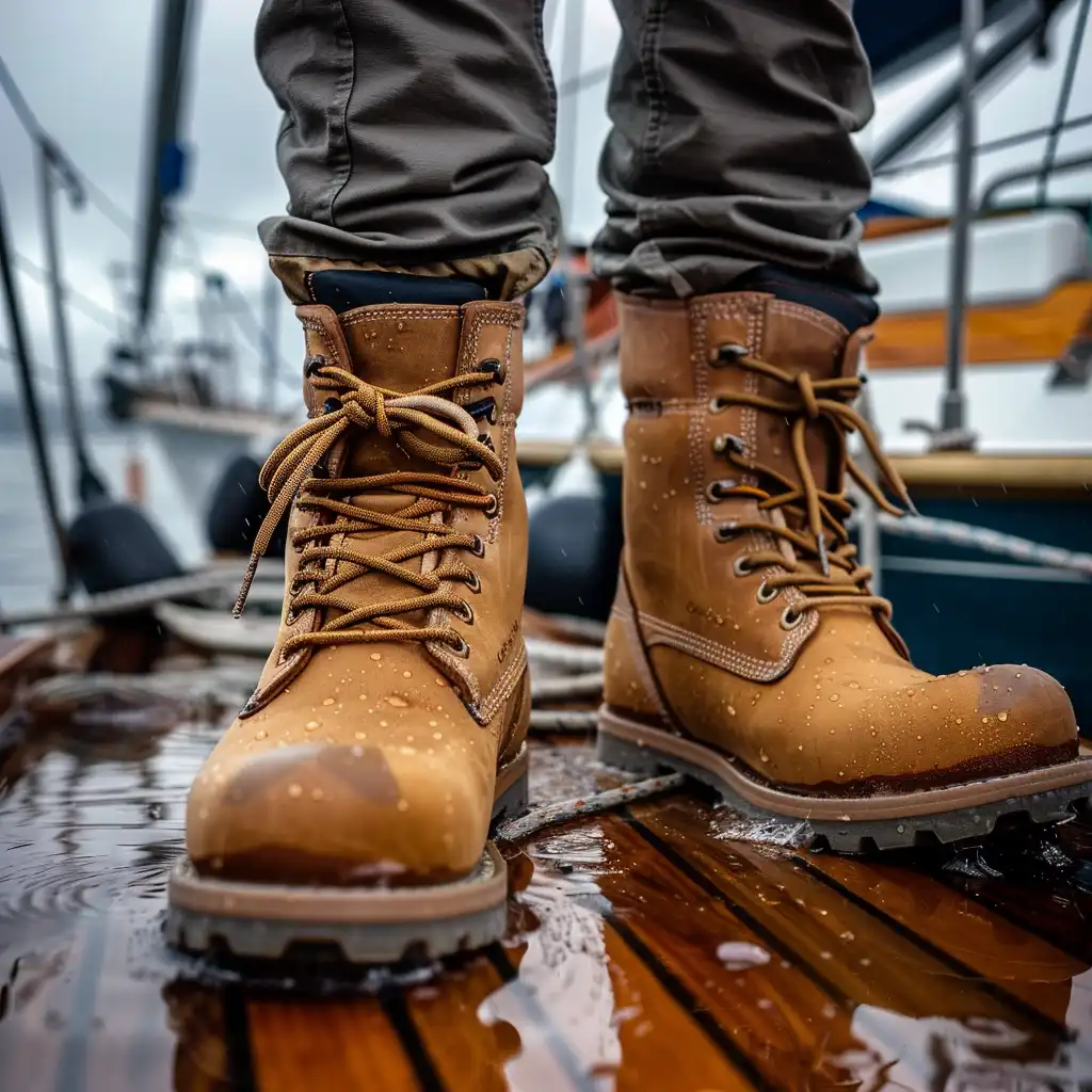 Zeillaars met extra grip: Veiligheid op natte oppervlakken